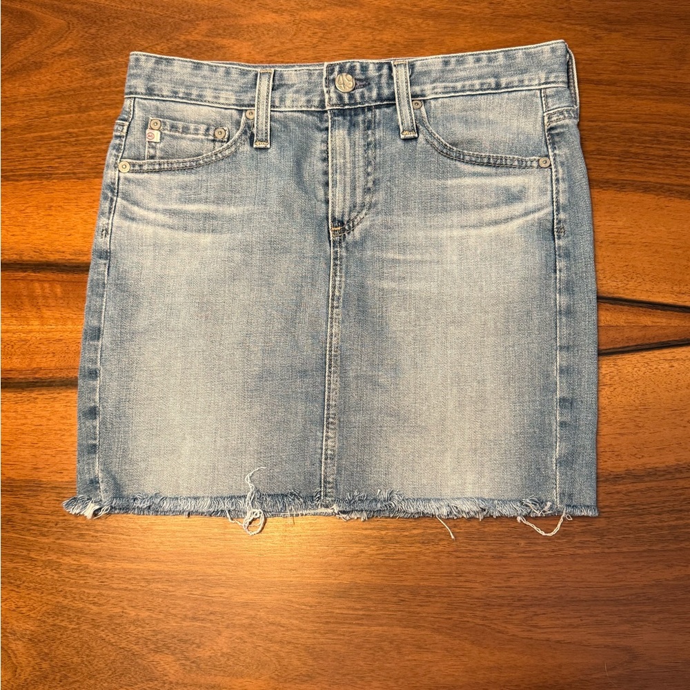 AG Adriano Goldschmied “the Sandy” Denim Mini Skirt size 25